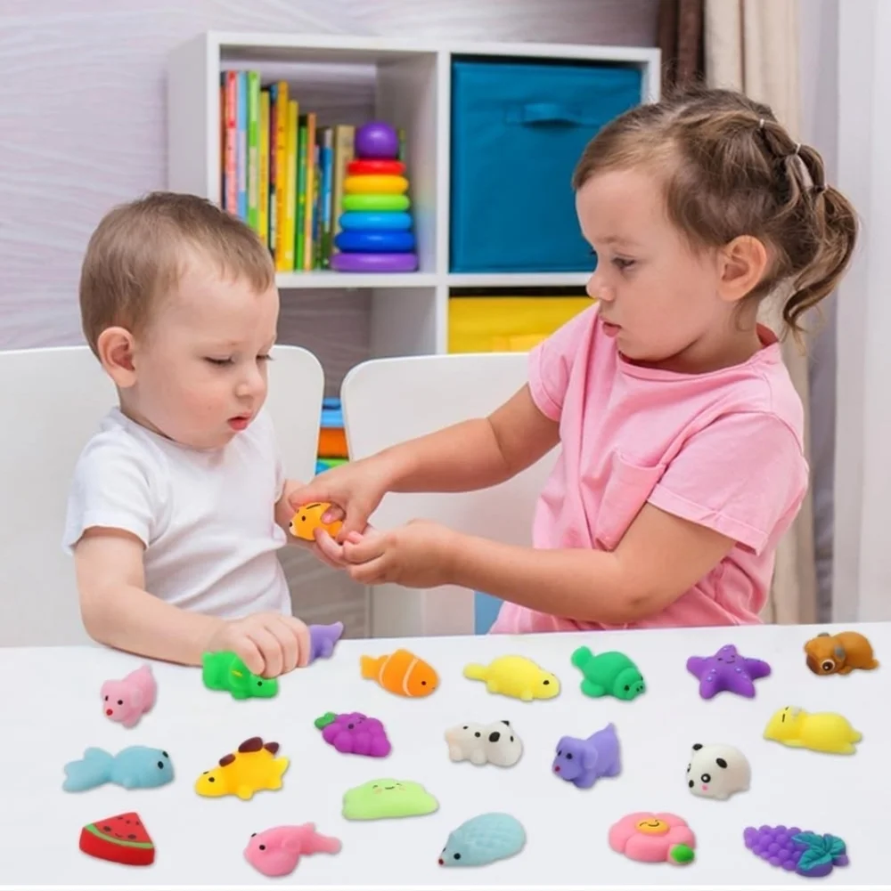 Squishy Toys Set - Multicolor 30 Pc